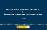 Modalidades de contratos y medidas de fomento de la contratación- SEPE - Mayo 2012
