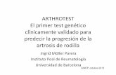 Test de pronóstico para artrosis y osteoporosis: papel en las consultas privadas de ginecología