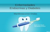 Manifestaciones orales en Enfermedades Endocrinas-Diabetes