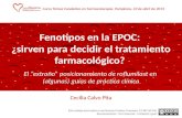 Fenotipos en la EPOC: ¿sirven para decidir el tratamiento farmacológico? -  El "extraño” posicionamiento de roflumilast en (algunas) guías de práctica clínica