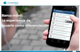 Banca móvil: Experiencia de usuario como diferenciación