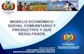 Modelo Económico Social Comunitario y Productivo y sus Resultados - Cancillería