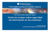 Visión de Juniper sobre seguridad de información en las empresas, por Francisco Berrueta