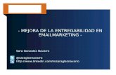Mejorar la entregabilidad en email marketing