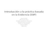 Introducción a la práctica basada en la evidencia