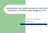 Instalacion Taggers Firefox y Explorer