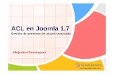 ACL en Joomla 1.7 - Gestión de permisos de usuario avanzada