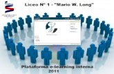 PLATAFORMA E-LEARNIG INTERNA del LICEO “MARIO W.LONG”