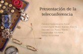 Presentacion De La Teleconferencia