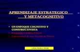 Aprendizaje estrategico y metacognitivo