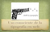 Tema 8 - Uso de la tipografía en web