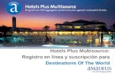 Hotel Multisource: Registration for DOTW - Spanish