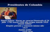 Presidentes de colombia primera parte I