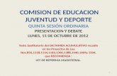 Ley de Reforma Magisterial - Perú (presentación final) - 15 de octubre de 2012