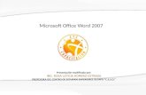 Microsoft office word  2007 e agm