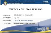 UTPL-ESTÉTICA Y BELLEZA LITERARIAS-II-BIMESTRE-(OCTUBRE 2011-FEBRERO 2012)