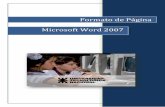 Word 2007 - formato de página