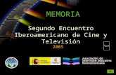 Memoria Segundo  Encuentro Iberoamericano de