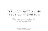 Interfaz gráfica de usuario y eventos (introducción)