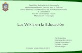 Presentación Uso educativo de la WIKI