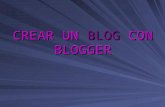 Crear un blog con blogger