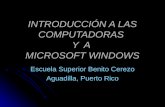 Introducción a las computadoras y a Windows