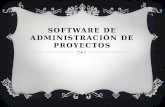 Software de Administración de Proyectos
