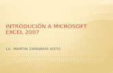 IntroducióN A Microsoft Excel 2007