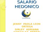 Salario Hedonico  Shirly Y Paola