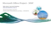 Empezar a trabajar con Microsoft Project 2007