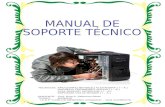 Manual de Soporte Tecnico de la Pc.