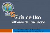 Guía de uso software de evaluacion.- Fundación RedCOLSI- Eliana Santos