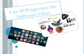 Los diez programas de software libre