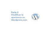 Tutorial de herramientas básicas de Wordpress.com - Parte II