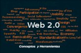 La web 2.0 conceptos y herramientas