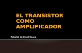El transistor como amplificador