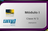 UDM 2010, Modulo I, Clase N°3, 29.05.2010