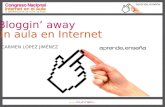Bloggin' away: un aula en internet