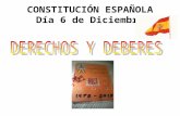 Constitución española derechos y deberes