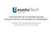 “Utilización de la PDI en los grados de Ingeniería”. IV Congreso Pizarra digital