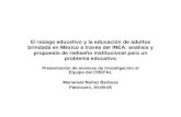 2005 09-20 Presentación CREFAL MNB tesina rezago educativo