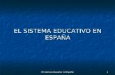 El Sistema Educativo EspañOl