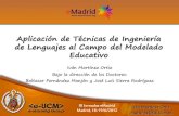 2012 06 19 (upm) emadrid iortiz ucm aplicacion tecnicas ingenieria lenguaje modelado educativo