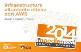 Infraestructura altamente eficaz con AWS para educación" - Juan Camilo Páez