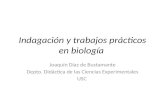 Indagación y trabajos prácticos en Biología.