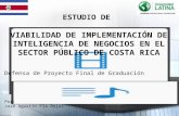 Defensa Proyecto Final de Graduación - MBA - Viabilidad de BI en el Gobierno de Costa Rica