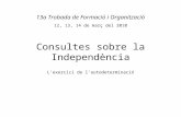 Consultes sobre la Independència: un exercici d'autodeterminació
