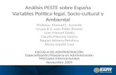 Analisis PESTE España - Grupo 3