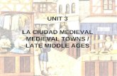 La ciudad medieval / Medieval towns / Late Middle Ages