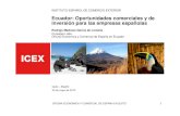 Ecuador oportunidades comerciales y de inversión empresas españolas